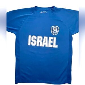 IFA National Israel soccer jersey size men’s medium/blue/Short sleeve/